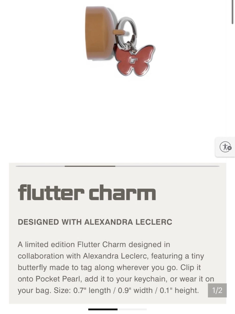 RHODE Flutter Charm